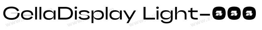 GellaDisplay Light字体转换